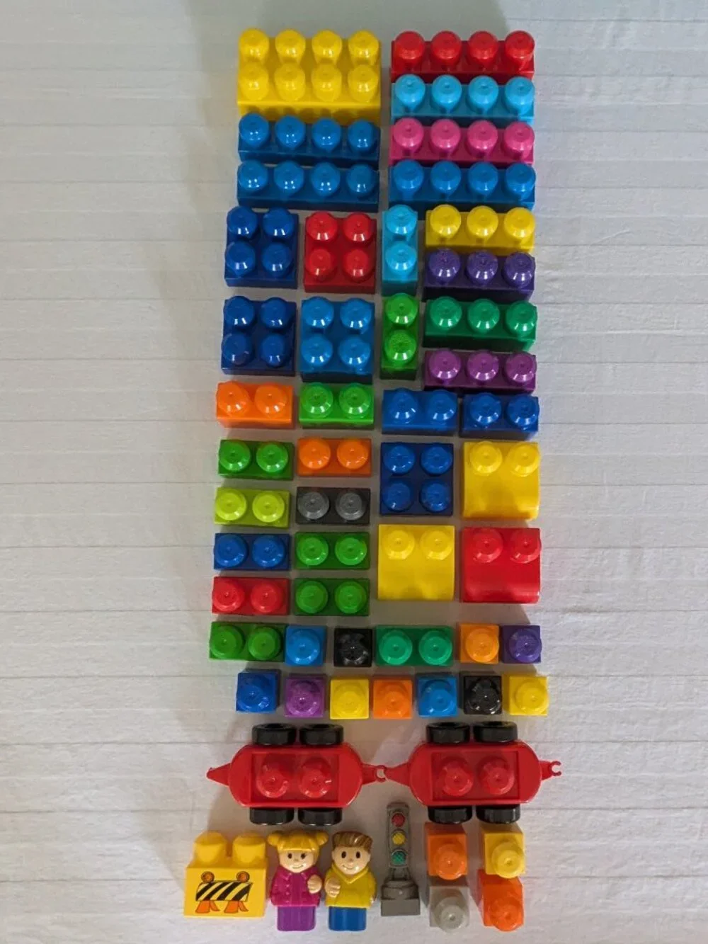 Barrel of Mega Bloks Building Bloks for Beginning Builders Ages 1+